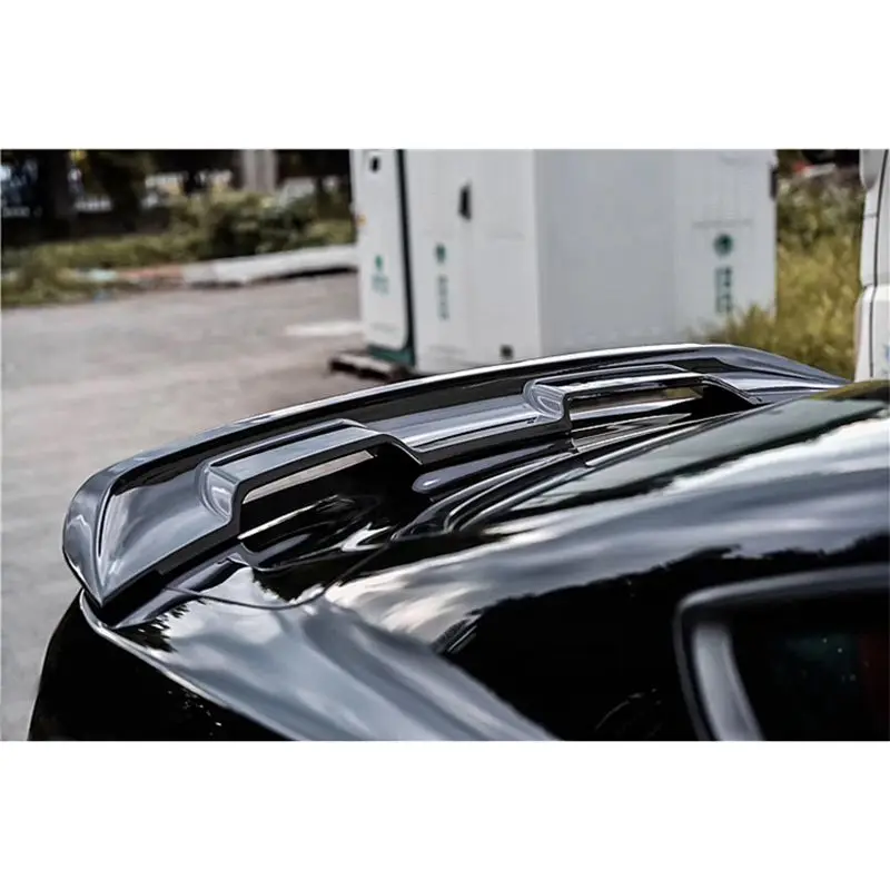 

For Ford Mustang 2015 - 2020 GT500 Carbon fiber / black Rear Spoiler Trunk wing