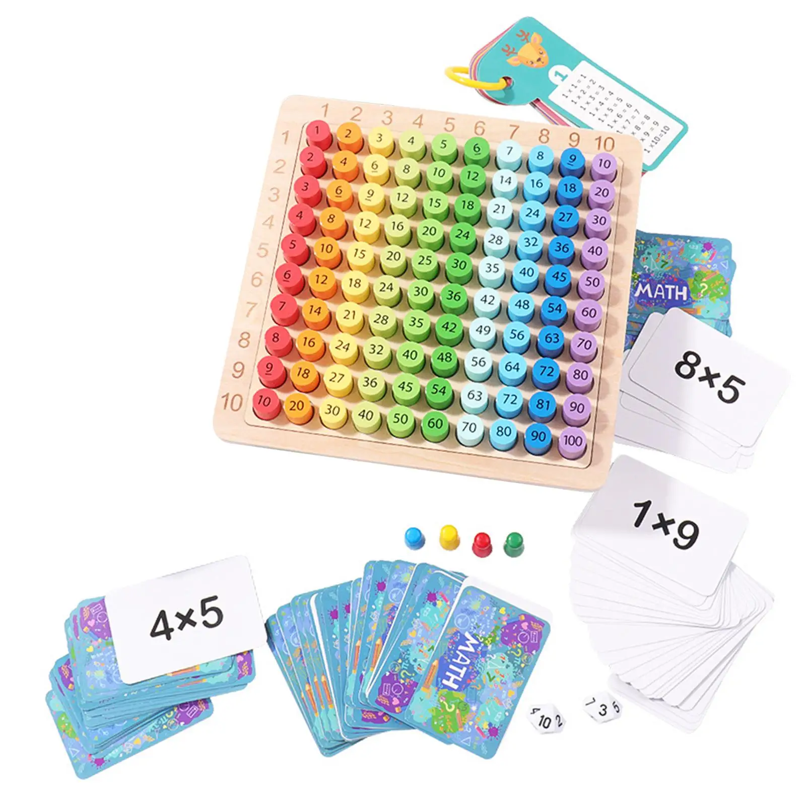 Multiplication Board Game Counting Arithmetic Teaching Aids for Exercise