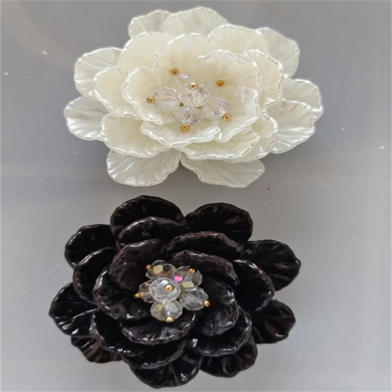 

Wholesale 40pcs/lot 50mm color petals decoration cartoon flowers shape handmade floral diy jewelry garment hair accessory