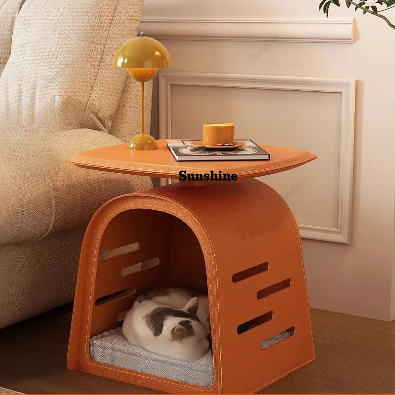 Eco Skin Realm Protect Nightstands Nordic Retro Tray Safe Smart Bedside Table Adult Modern Luxury Mesitas De Noche Furniture