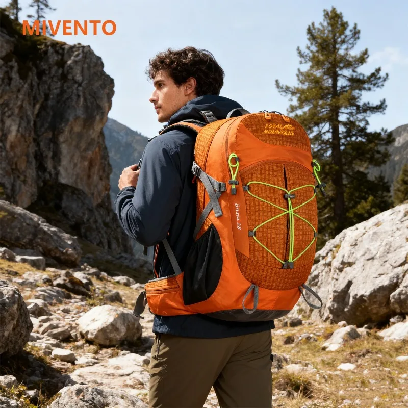 2026 Outdoor Sports Hiking Backpack 28L New Model with Suspension System Water-Resistant Backpack for Travel and Camping