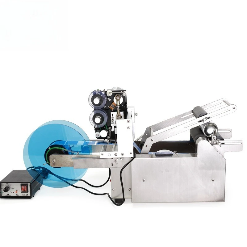 Electric Round Bottle Coding And Labeling Machine Cosmetic Bottle Labeling Machine Can Bottle Packaging Labeling Machine