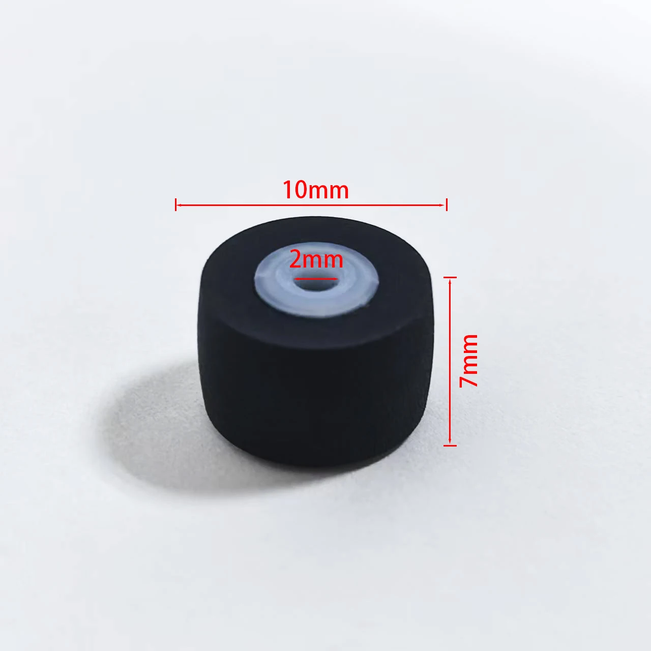 5pcs 10*7*2mm Stereo Pinch Roller Cassette Deck Pinch Roller Audio Press Belt Pulley Audio Tape Recorder