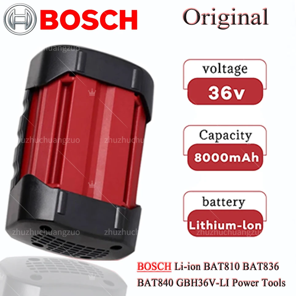 

Original Bosch 36V battery 9000mAh 6000mAh 8000mAh BAT4030 BAT4040 BAT4050 BTA4060 Li-Ion Battery