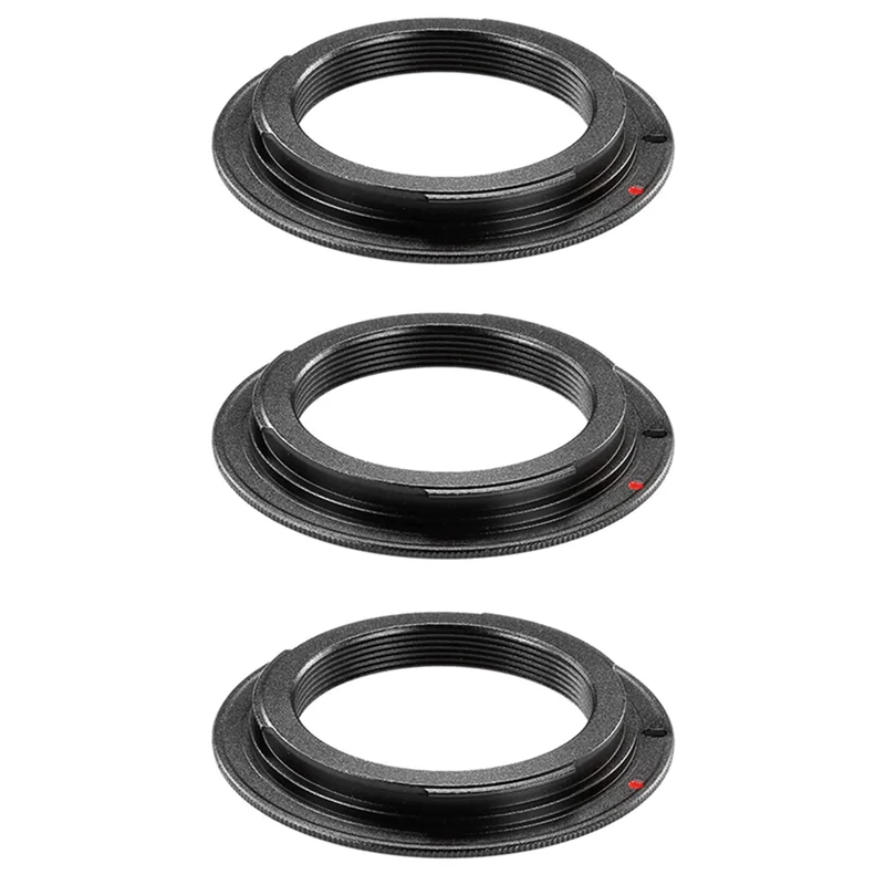 محول تركيب العدسة المعدنية السوداء CJSD-3X، لكاميرا M42 Lens Canon EOS / Canon EOS 1D، 1DS Mark II، III، IV، 5D Mark II