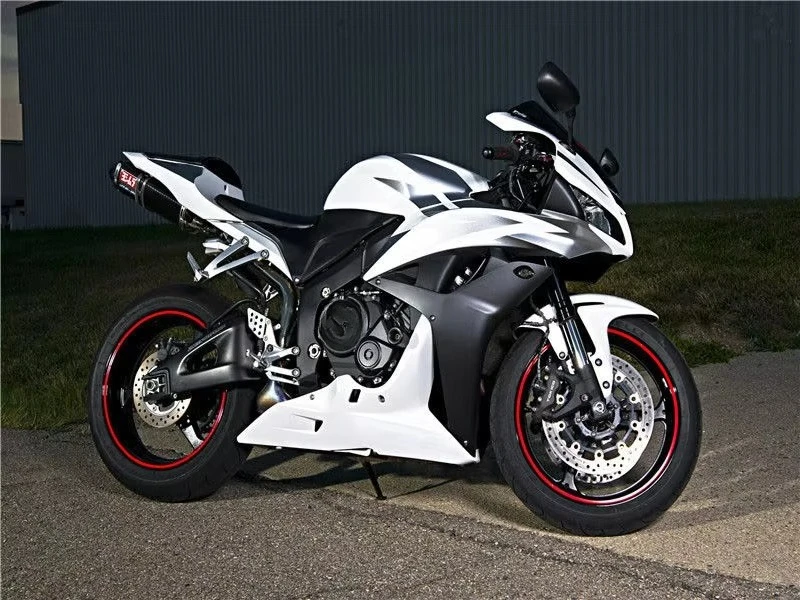 For CBR600RR 2007 2008  ABS Plastic Motorcycle Fairing Kit Bodywork with Heat Shield and Bolt Box