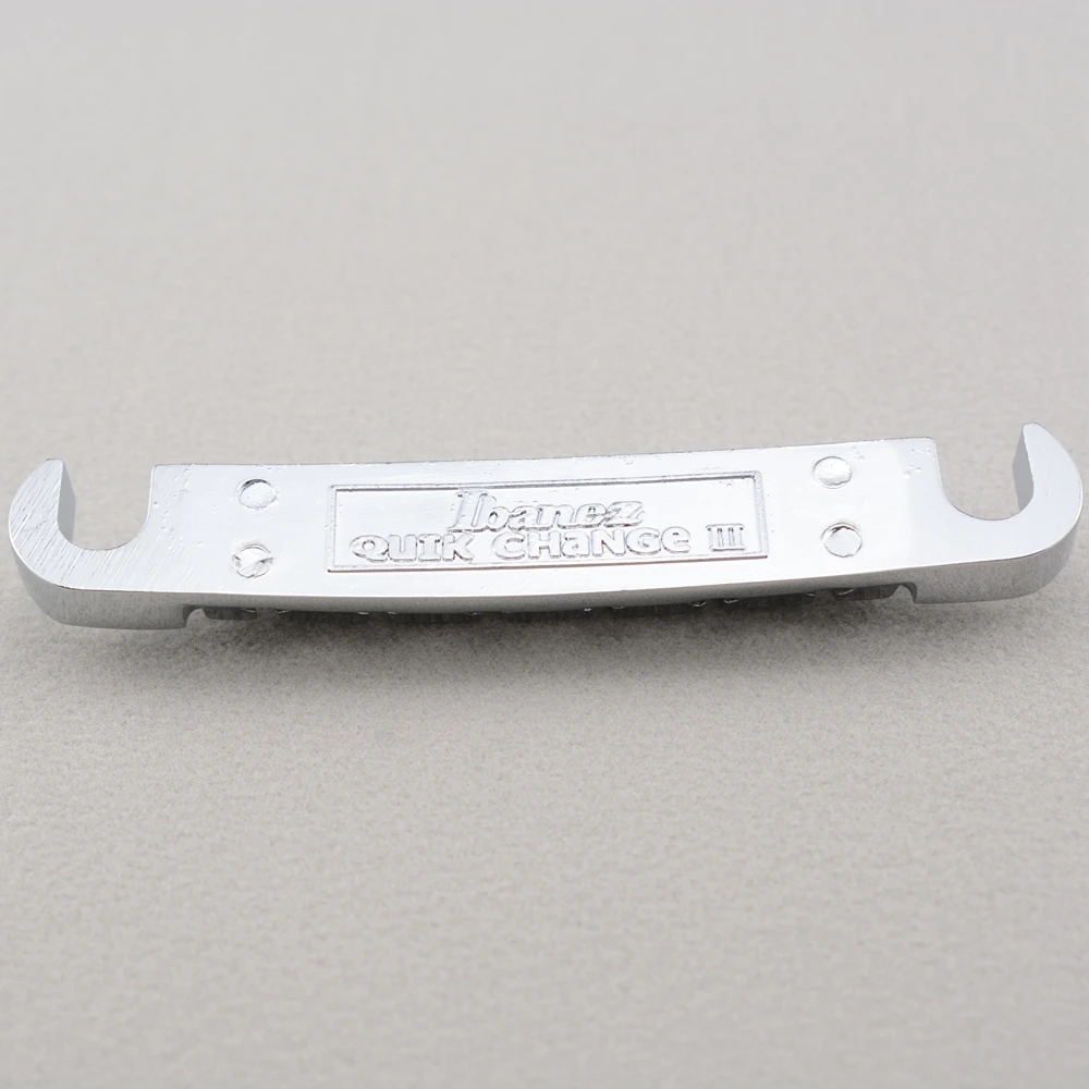 1 Set Original Genuine IBZ Quik Change III Tune-O-Matic Electric Guitar Bridge And Tailpiece Chrome