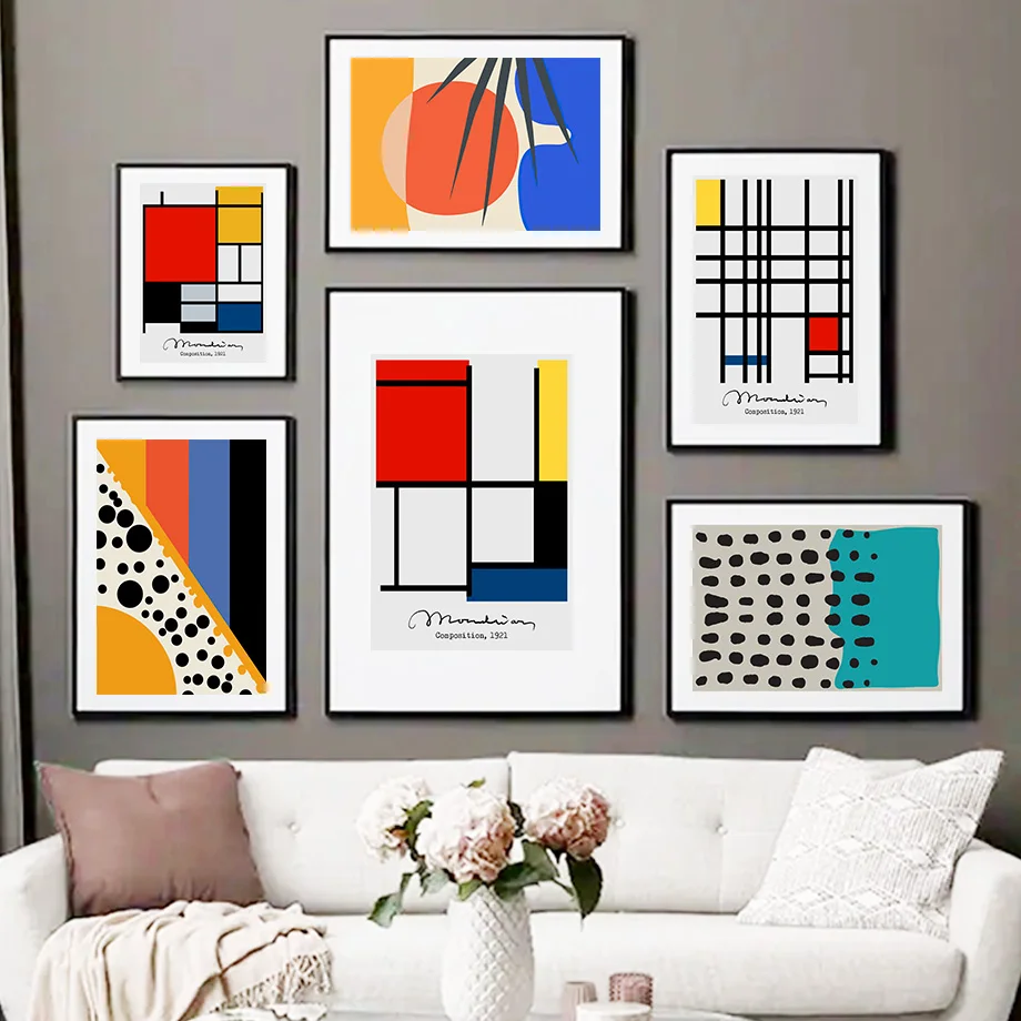 

Graffiti Cubism Geometric Abstract Wall Art Canvas Painting Nordic Posters And Prints Wall Pictures For Living Room Decor