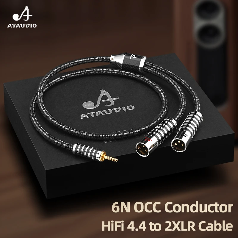 

HiFi 4,4 мм до 2XLR сбалансированный аудиокабель позолоченный штекер 4,4 мм/2,5 мм штекер до 2XLR штекер/мама усилитель плеер кабель