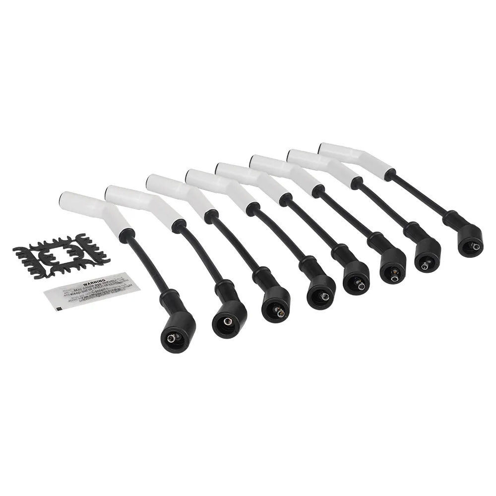 8Pcs Extreme Wire Set Silicone Spark Plug Wire Boot Kit For GM LS/LT Gen LS2 LS3 LS4 LS7 Engines Repairing Auto Parts
