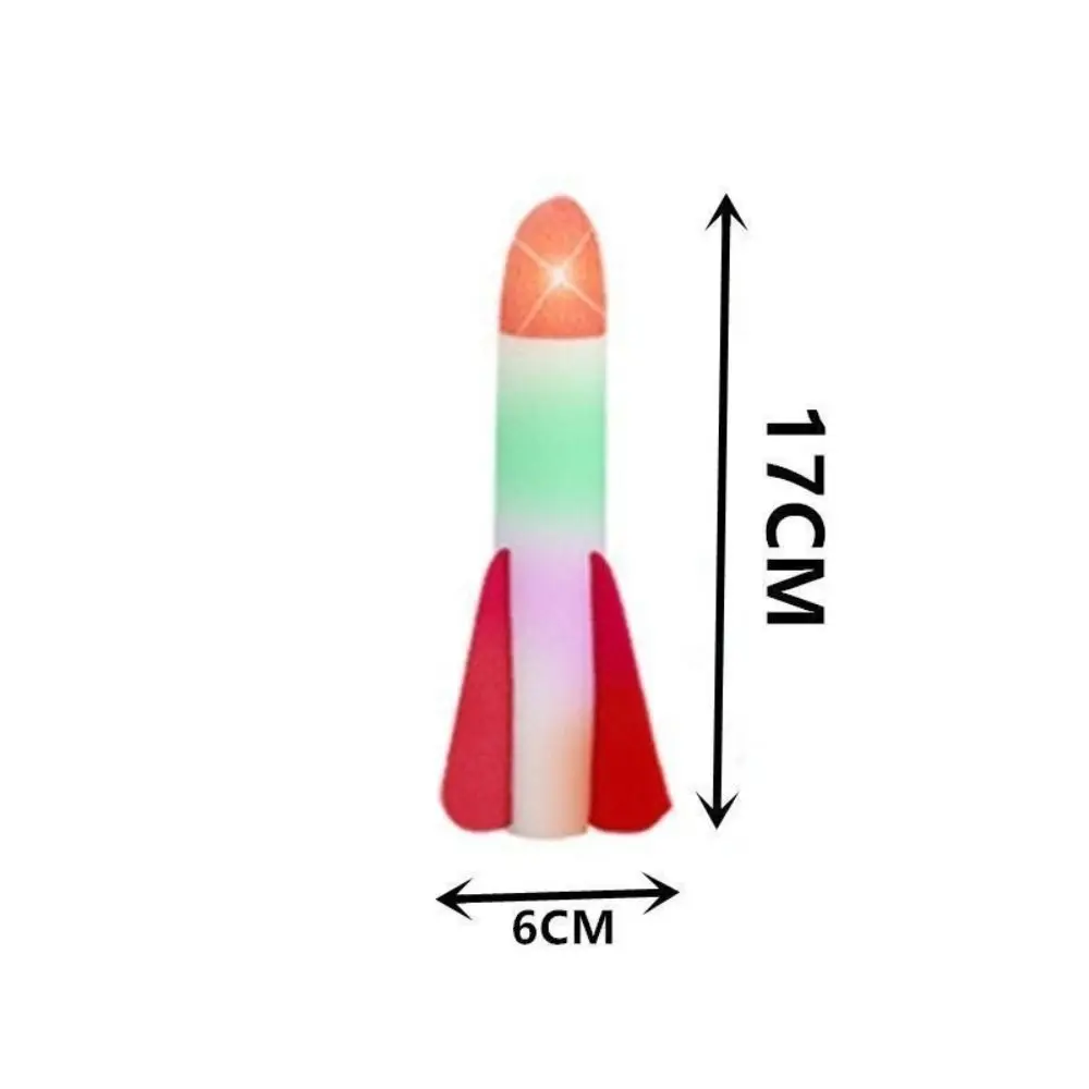 Set Launcher Fire A Rocket Ejection Flying Foot Transmitter Flash Launch Rocket Small Rockets Foot-stepping Rocket Toys