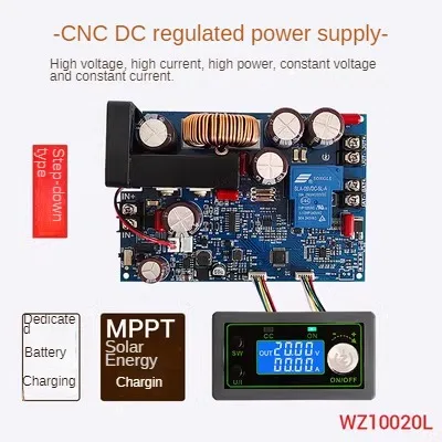 100V 1000W High Voltage High Power DC Buck Constant Voltage Constant Current MPPT Solar Cell Charging Power Supply