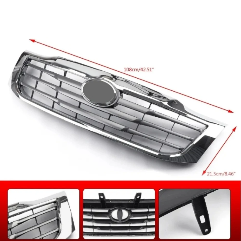 Front bumper ventilation grille mask For Toyota Hilux VIGO 2012-2014