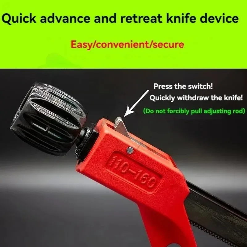 Pipe Cutter Portable Tube Cutter 14-65mm/110-160mm Dual-purpose Scissor for Copper Aluminum PVC PPR PE Tube Hand Tools