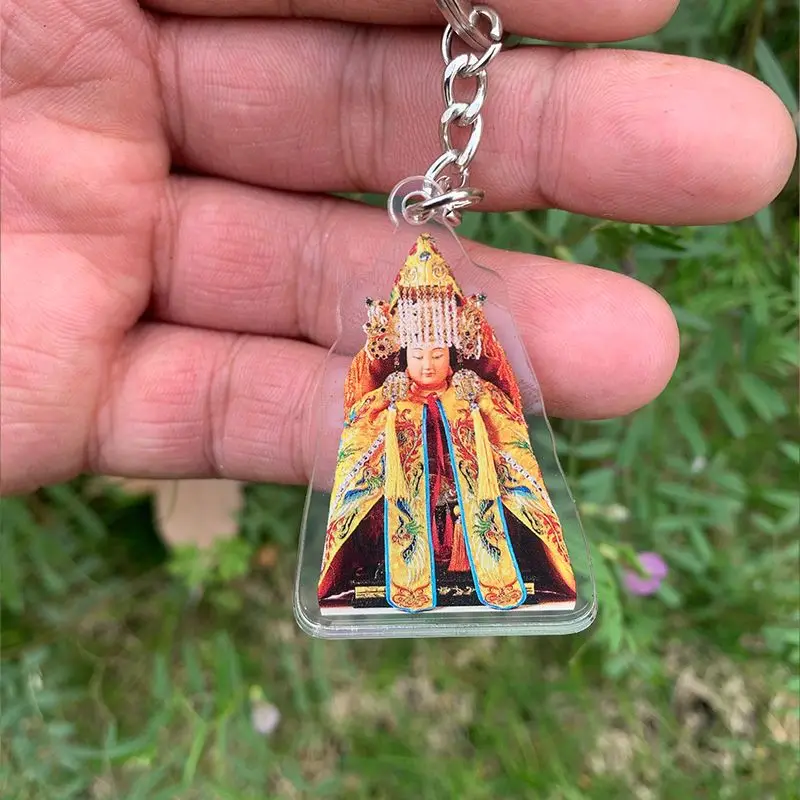 Mazu Keychain Prays for Peace Chinese Mythology Transportation