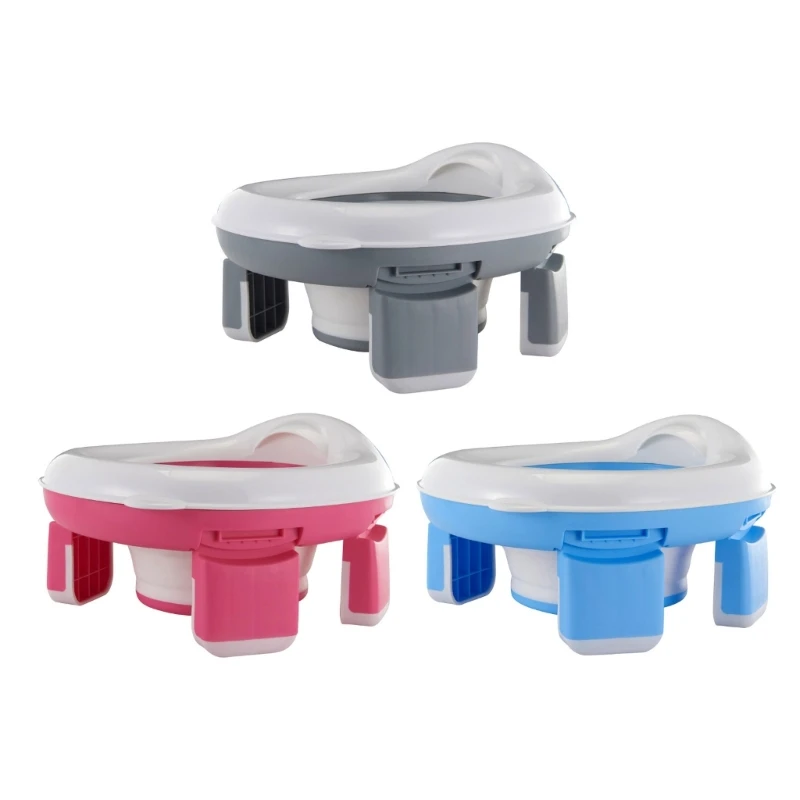 Doublures WC pliables pour bébé, détachables, réutilisables, pour l'extérieur l'intérieur, pour garçons filles, D5QA