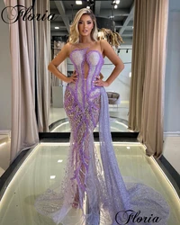 Sexy Illusion Cocktail Dresses For Women Sleeveless Mermaid Crystals Prom Dresses Vestidos De Cóctel Awards Ceremony Dresses