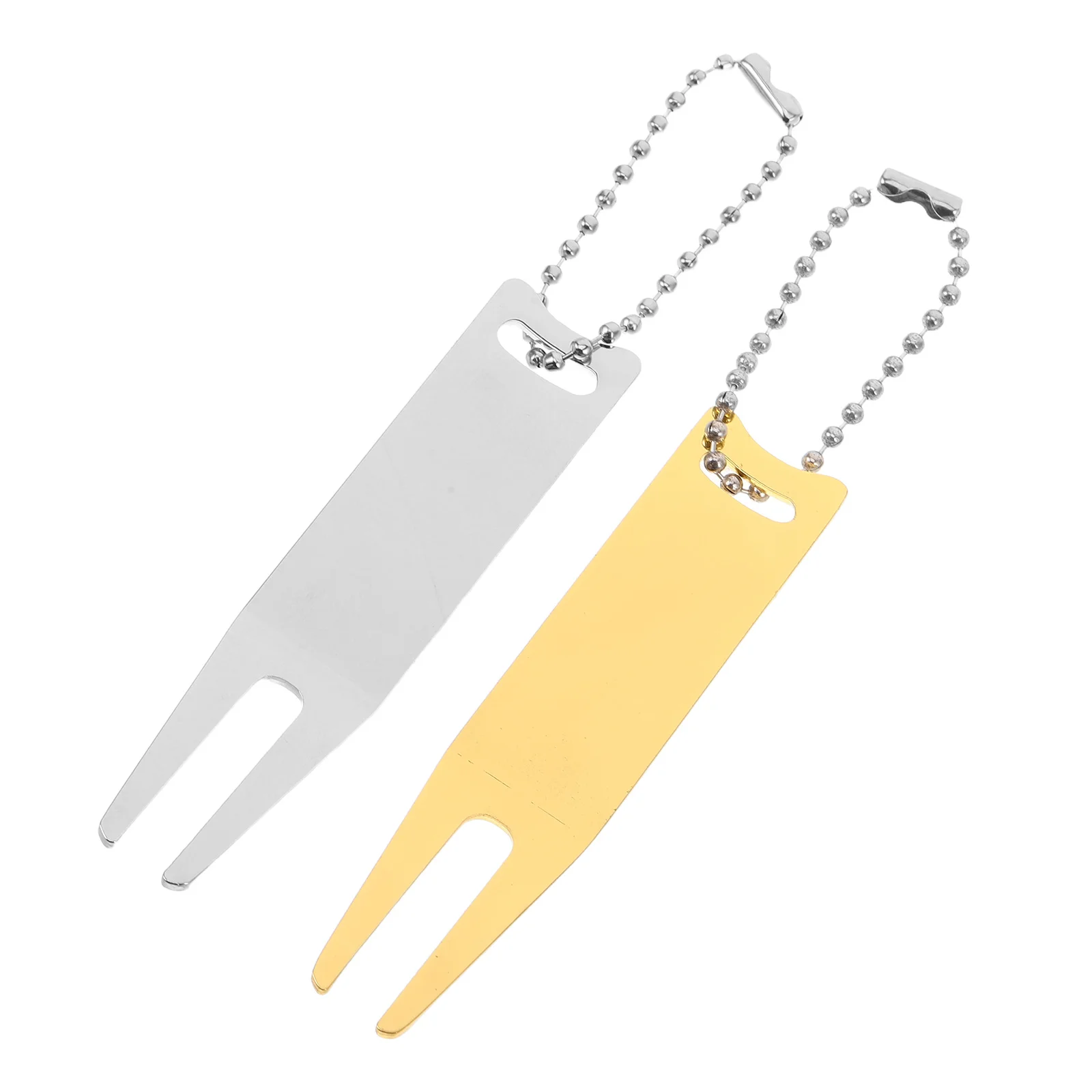 2 قطعة جولف ديفت أداة إصلاح شوكة معدنية المحمولة العشب إصلاح الكرة علامة الملعب علامة ملحقات الغولف قذفة الكرة محاذاة ماركر