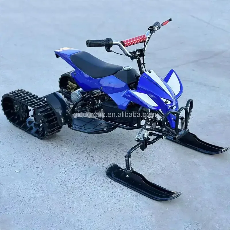 2024 Wholesale Customized Gasoline Snowscooter Snow Racer Snowmobile Kids