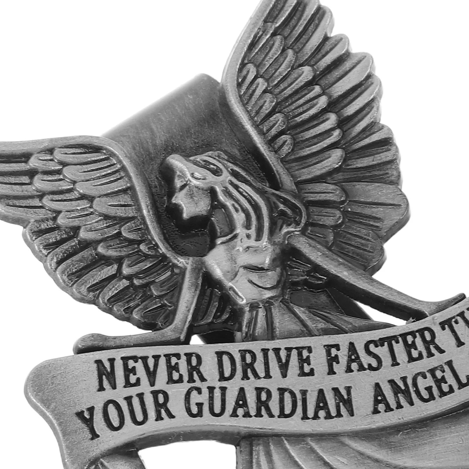 3Pcs Car Visor Clip Guardian Angel Safety Charm Inspirational Travel Protection Metal Angel Blessing Car Accessory for Teen