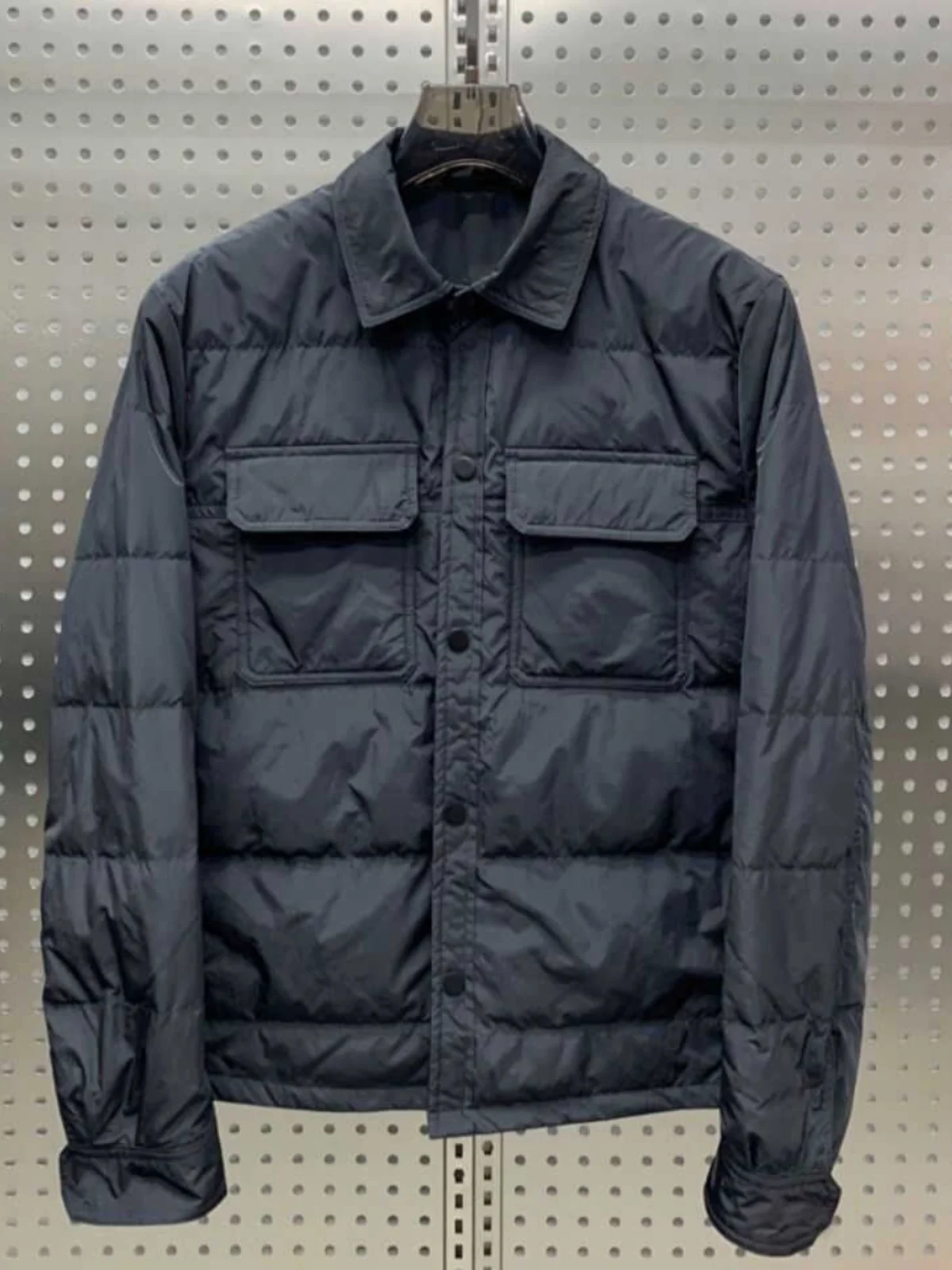 

Autumn 2024 Men's Casual Thin Cotton Jaet Warm Comfortable Lightweight Pure Color Simple Sle Stand Fit Youth Faion