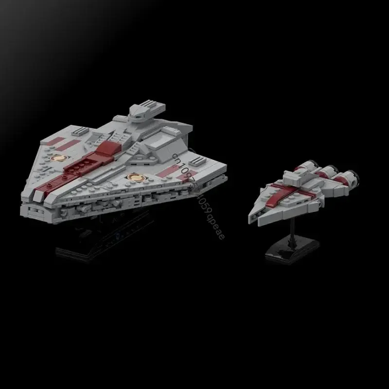 

New 538Pcs Famous Star Battle Movie Moc Acclamator Assault Ship Model Diy Creative Ideas Child Toy Birthday Gifts Custom Puzzles