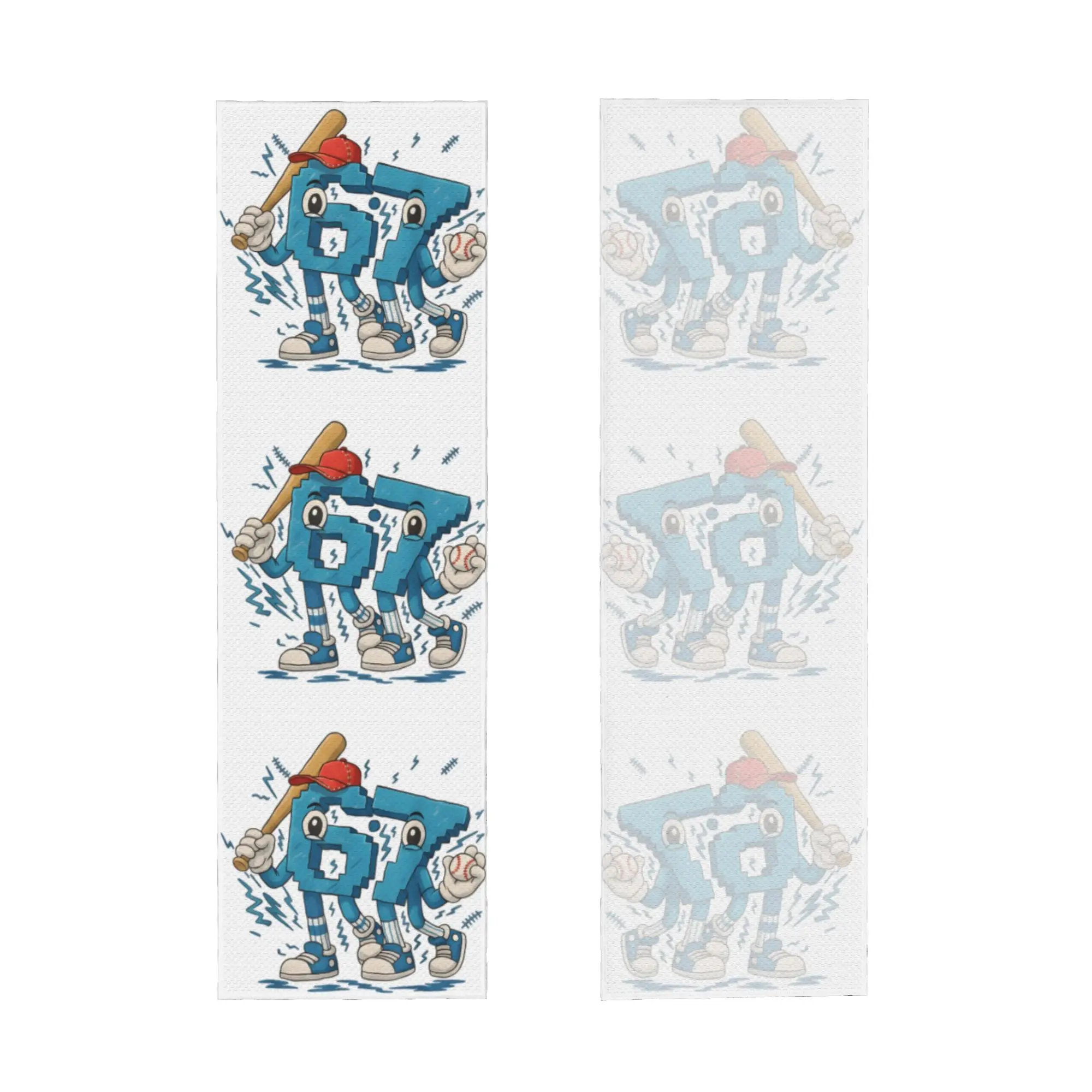 67 Six Seven Funny Italian Brainrot Baseball Towel Quick Dry  Super Soft  Fitness and Outdoor Activities Towels
