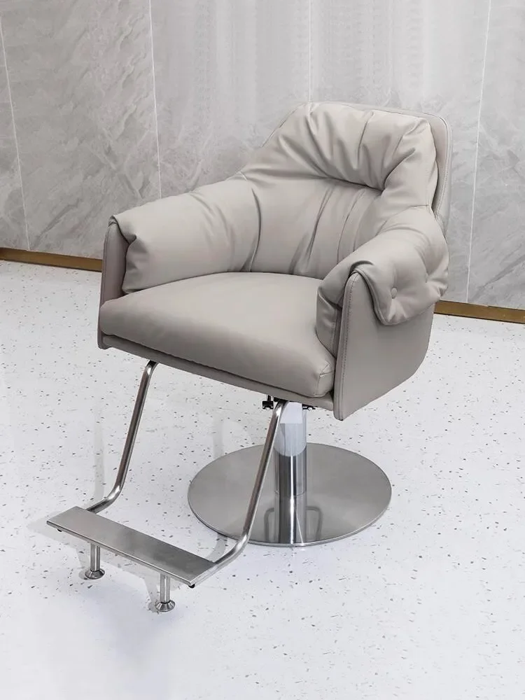 

Hairdressing Minimalist Design Barber Chair Barbershop Perm Hair Dyeing Barber Chair Silla De Barbería Salon Furniture HYBC