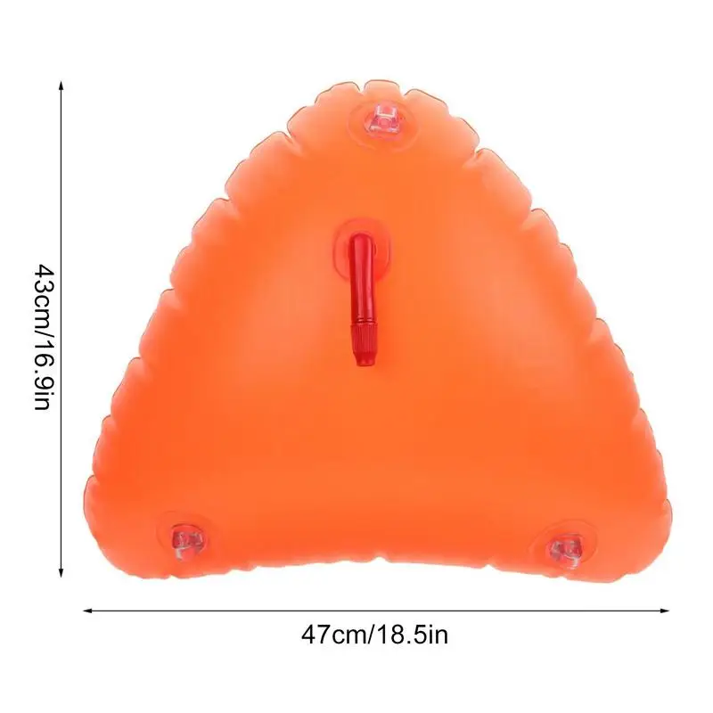 Kayak Floating Bag Life-Saving Float Floating Dry Bag Waterproof Float Bag For Lake Orange Life-Saving Float Bright Orange For