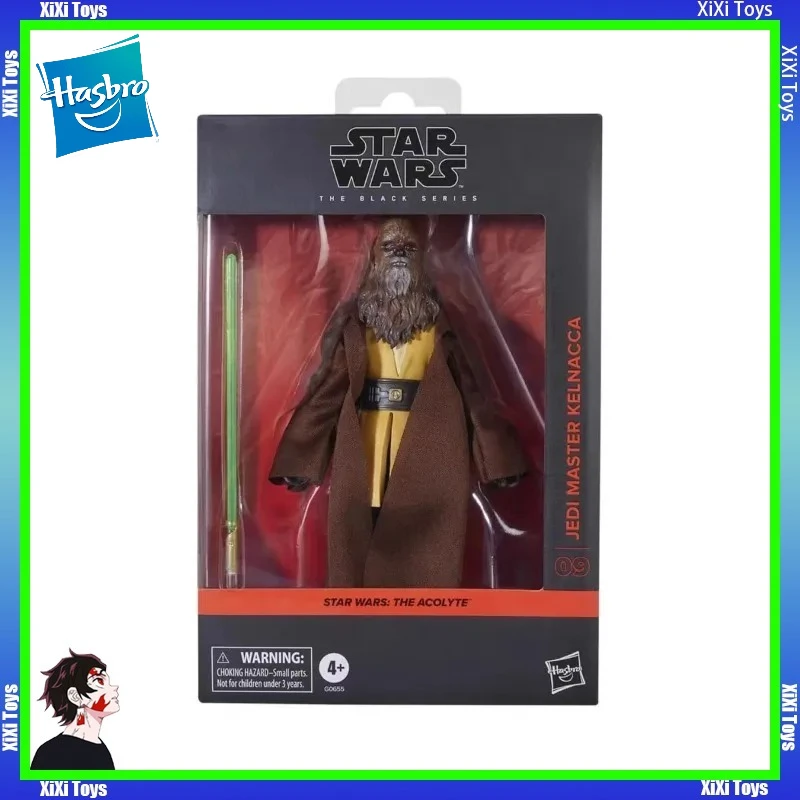 

Original Hasbro The Acolyte The Black Series Jedi Master Kelnacca Action Toy Figure Collection Model