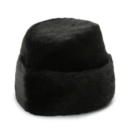 Winter Cap Thickened men's Old Hat Imitation Mink Hair Dad Old Hat Russian Toboggan