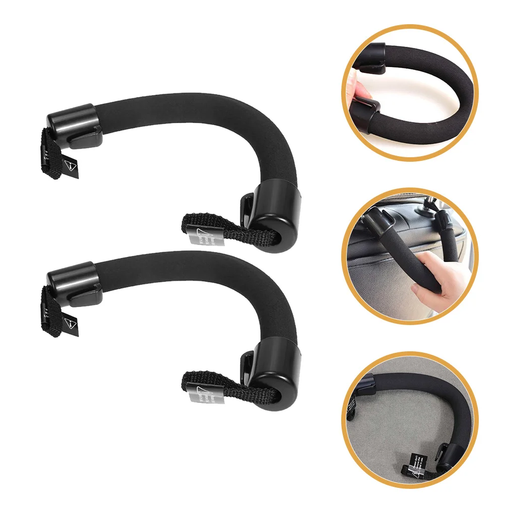 

2Pcs Car Headrest Handle Durable Support Easy Install Elderly Disabled Seat Assist Grab Handle Car Supply