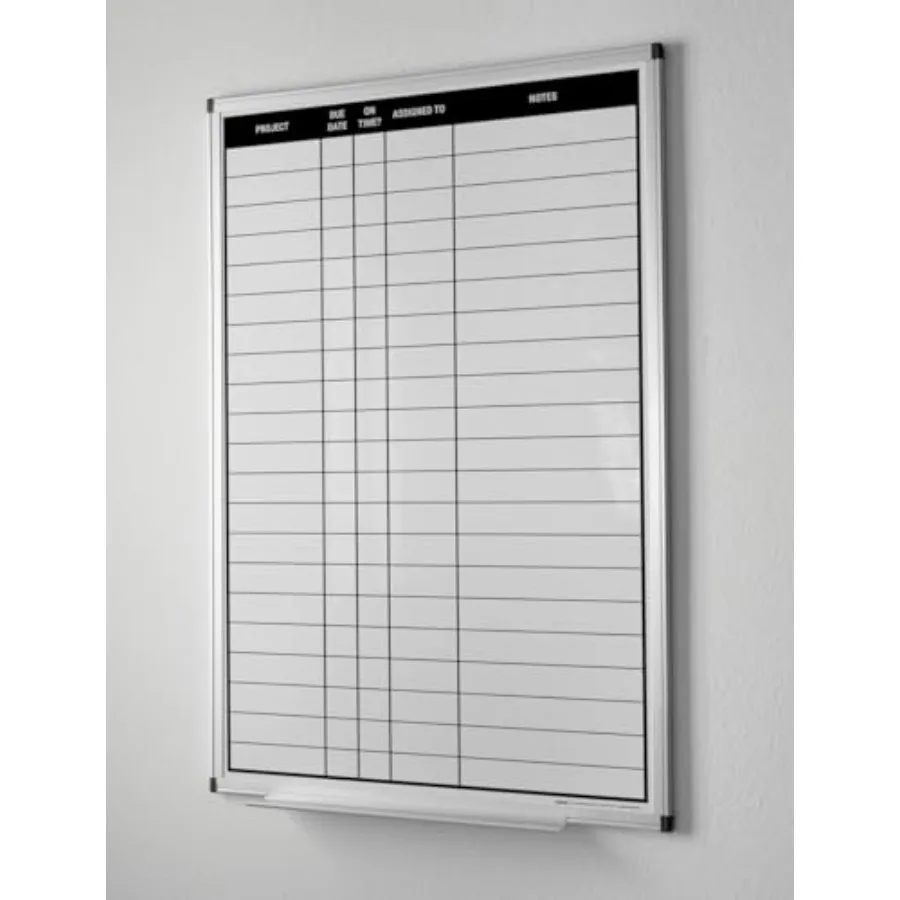 

Project Planning Portrait Whiteboard 36" x 24"