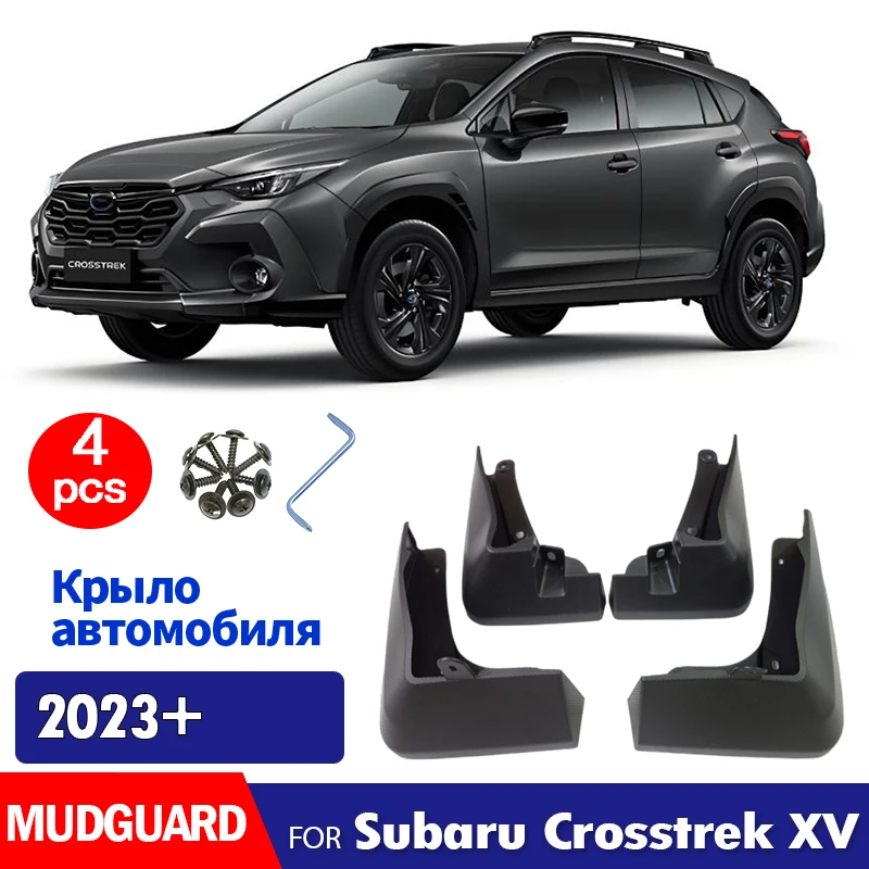 

FOR Subaru Crosstrek XV 2023 2024 2025 2026 Mud Flaps Guard Splash Mudguard Fender Mudflaps Car Accessories Front Rear 4pcs