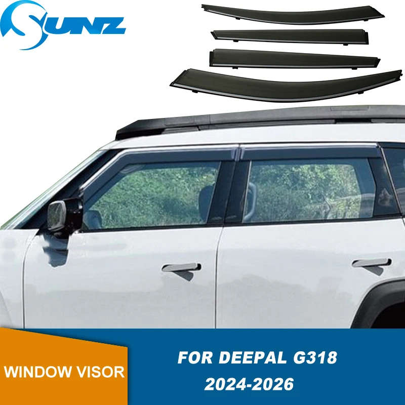 

Weathershield For Deepal G318 2024 2025 2026 Car Side Window Visor Guard Sun Rain Deflectors