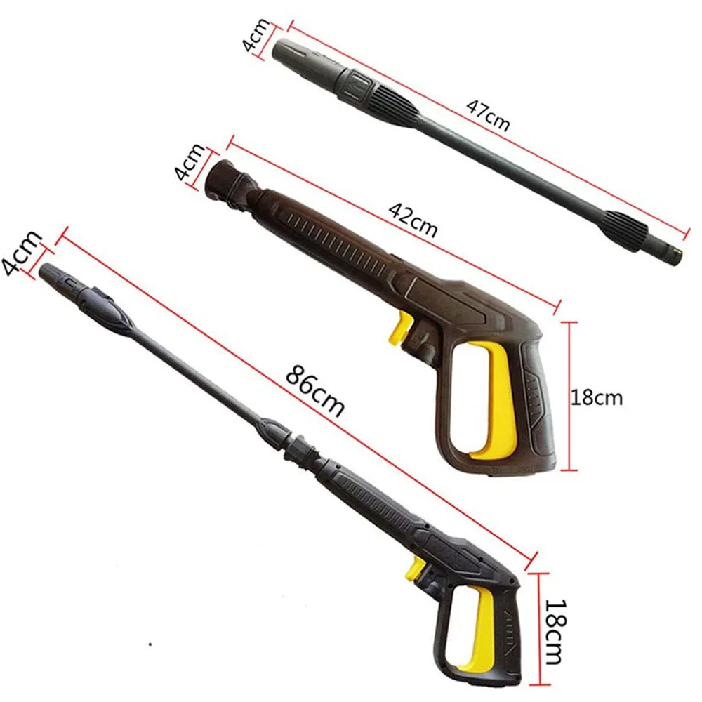 Arruela de alta pressão, Pistola com Jet Lance Turbo Lance, Pistola para Karcher série K, Lavador de pressão, Bico de Wand