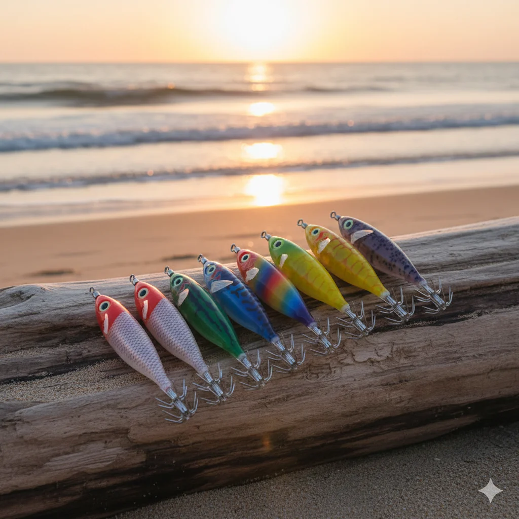 

Набор из 8 приманок для джиггинга, 8 см, 6 г, горизонтальные, для морской рыбалки, светящиеся, для ловли кальмаров и каракатиц (EGI)