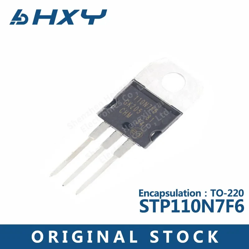 10PCS STP110N7F6 TO 220 Silkscreen 110N7F6 MOSFET 68V 110A