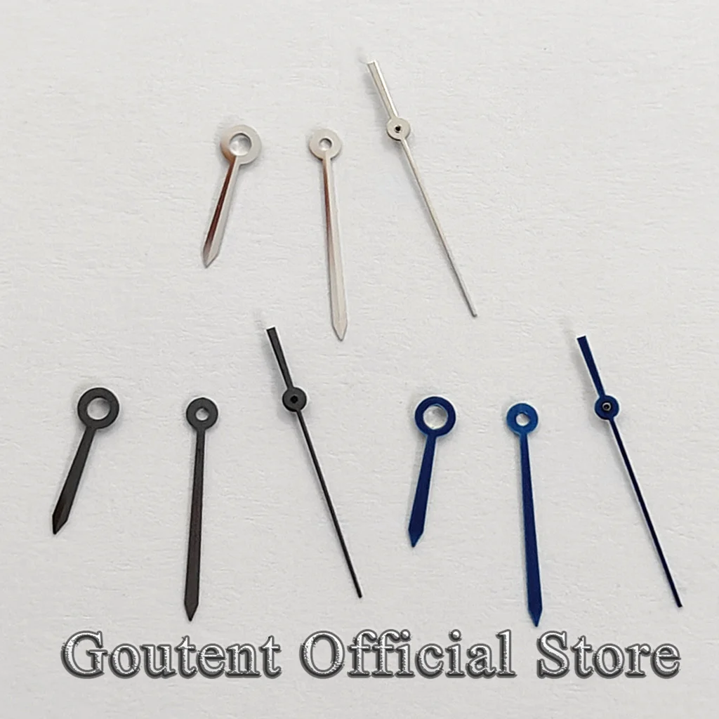 Goutent Multi‑Color Watch Hands Silver Black Blue Fit VH31 Quartz Movement Watch Mod Repair Replacement Accessories
