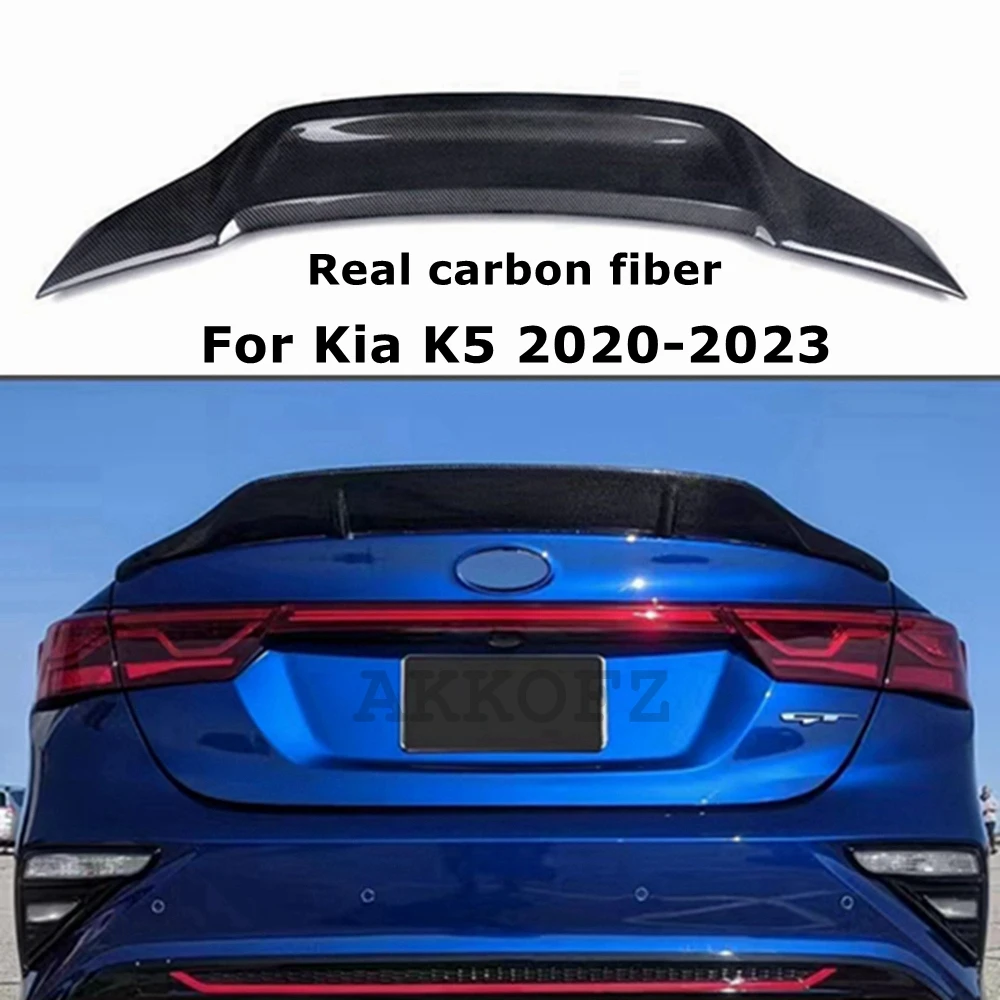 

Carbon fiber Spoiler For Kia K5 Optima 2020-2023 Car Exterior Rear Spoiler Tail Trunk Boot Wing Decoration Car Styling