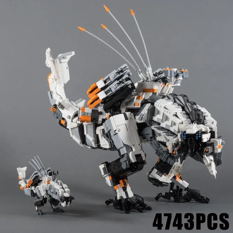 NEW Game Horizon Zero Dawn Dinosaur Building Blocks Model  Self-locking Bricks Children's Toys Holiday Birthday Christmas Gift