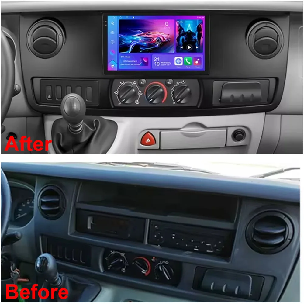 Android Video Car DVD Player For Renault Master 2003-2011 NO 2din Multimedia GPS No 2din Auto Radio Carplay Head Unit Navigation