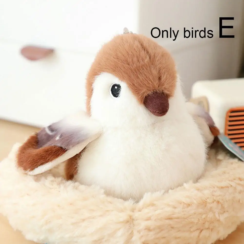 Simulation Soft Mini Lifelike Cockatiel Plush Birds Toys Life Toy Real Parrot Stuffed Gifts Dolls Soft Yellow Animals F5k5