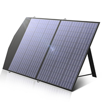 ALLPOWERS 60 100 140W Solarpanel for Jackery / BLUETTI / ECOFLOW Portable Powerstation , Foldable Solar Power Backup for Outdoor