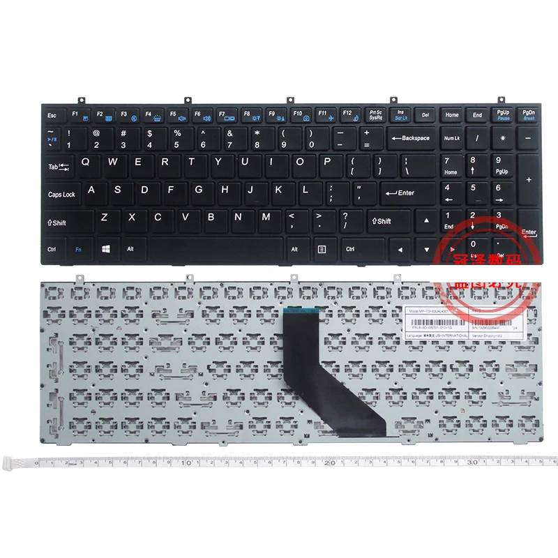 US Laptop Keyboard For Clevo W350/STQ/SKQ/ETQ W355 W370/SK W670SC W670SR For Terrans Force W350SS/ST W350ETQ For Machenike M700S