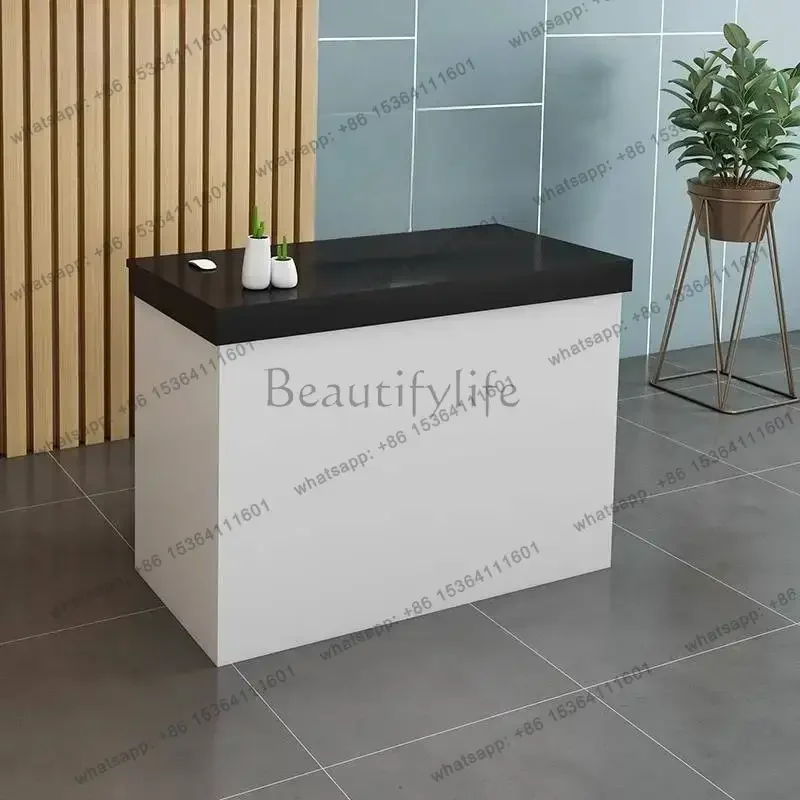 LJY Kitchen Salon Reception Desks Modern Cofeeshop Cashier Counter Reception Desks Church Lectern Mostrador Recepcion Furniture