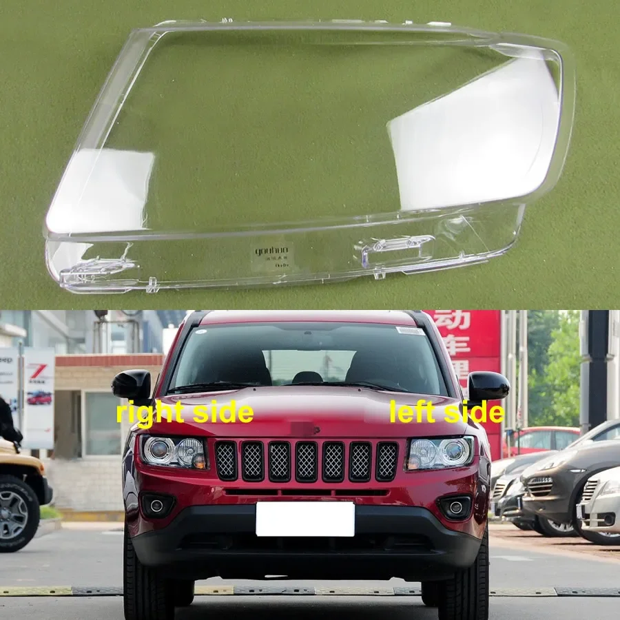 

For Jeep Grand Cherokee 2011 2012 2013 Lampshade Headlamp Cover Lamp Shell Mask Headlight Shade Plexiglass Replace Original Lens