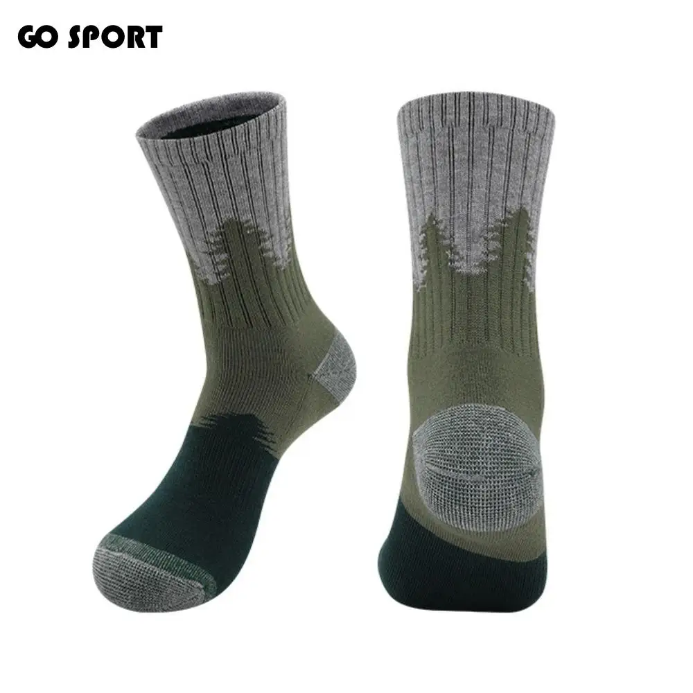 

Утолщенные теплые лыжные носки, высокоэластичные износостойкие походные носки, профессиональные влагоотводящие зимние спортивные носки для катания на лыжах