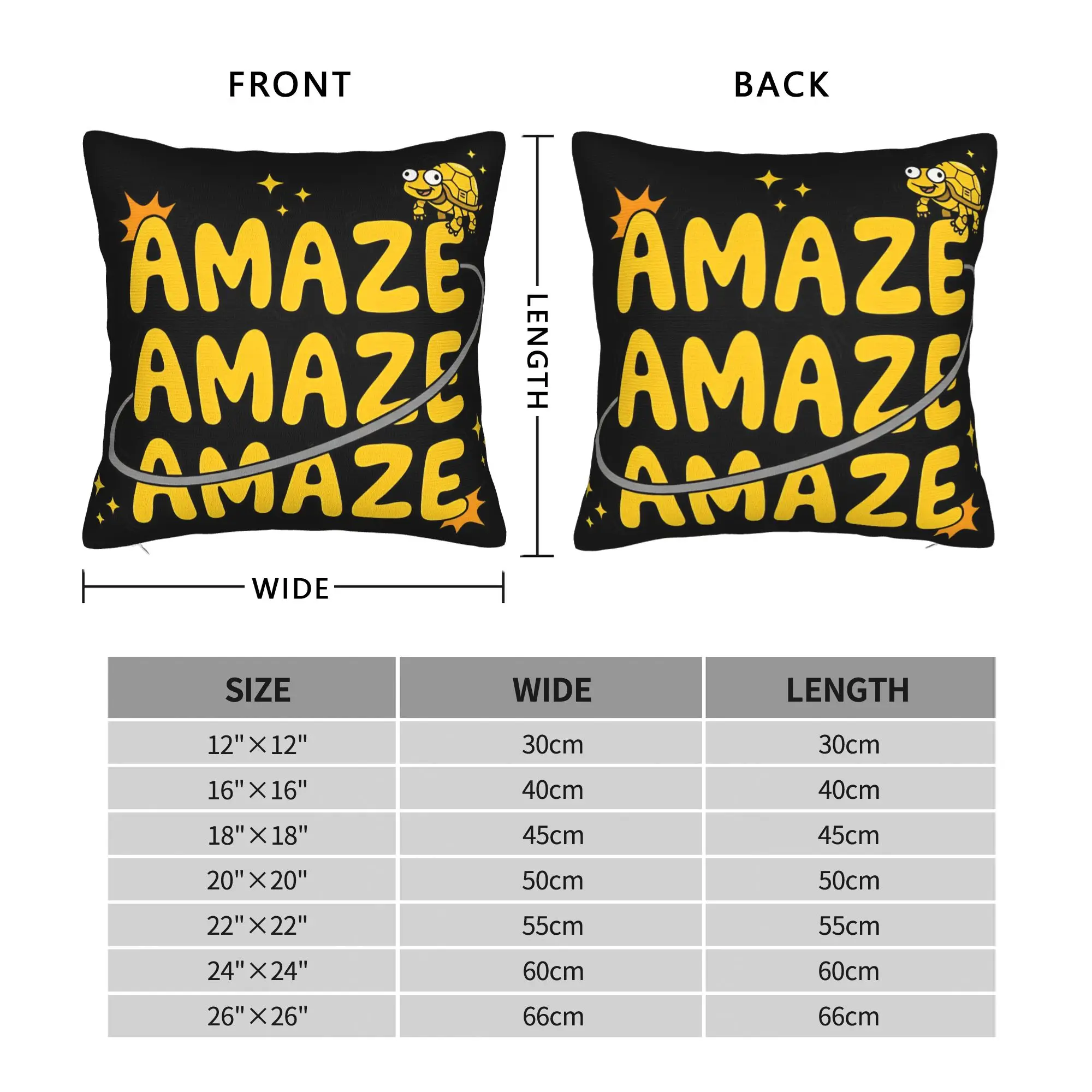Project Hail Mary Amaze Amaze Amaze Sci Fi Cartoon Pillow Cover  Cushion Cover Cute Funny Pillow Case For Sofa Car Home Decor