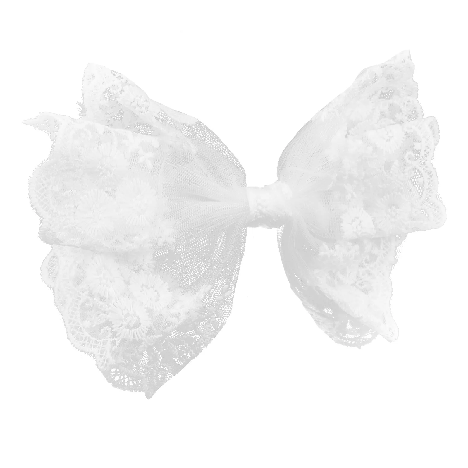 1Pcs Lightweight Compact Fairy Spring Hairpin Lace Hair Clip for Women Wedding Birthday Carnival Bar Ktv Masquerade Party